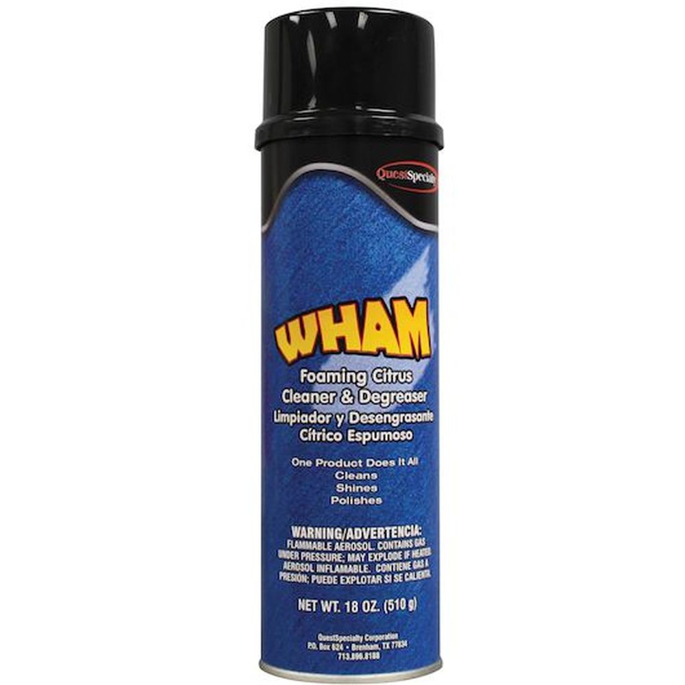 Wham Foaming D-limonene Cleaner And Degreaser, 18 Ounce -- 12 Per Case