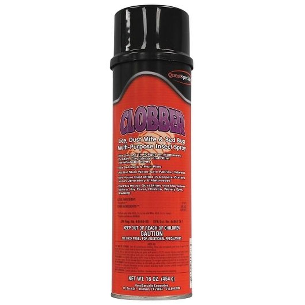 Clobber Lice Dust Mite And Bedbug Insect Spray, 16 Ounce -- 12 Per Case