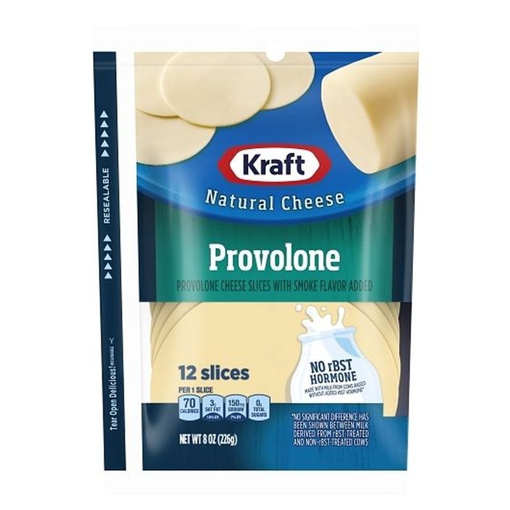 Natural Provolone Cheese Slice