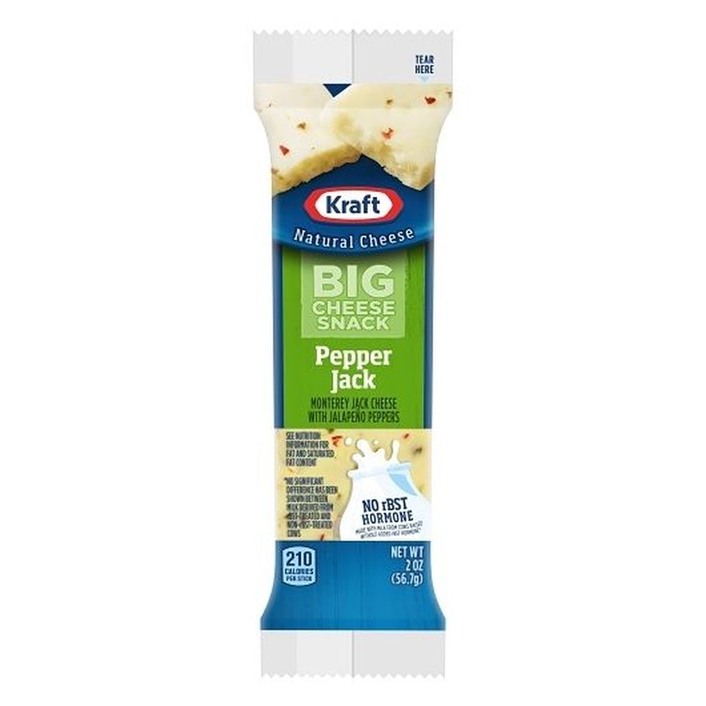 Natural Big Pepper Jack Cheese Stick Snacks