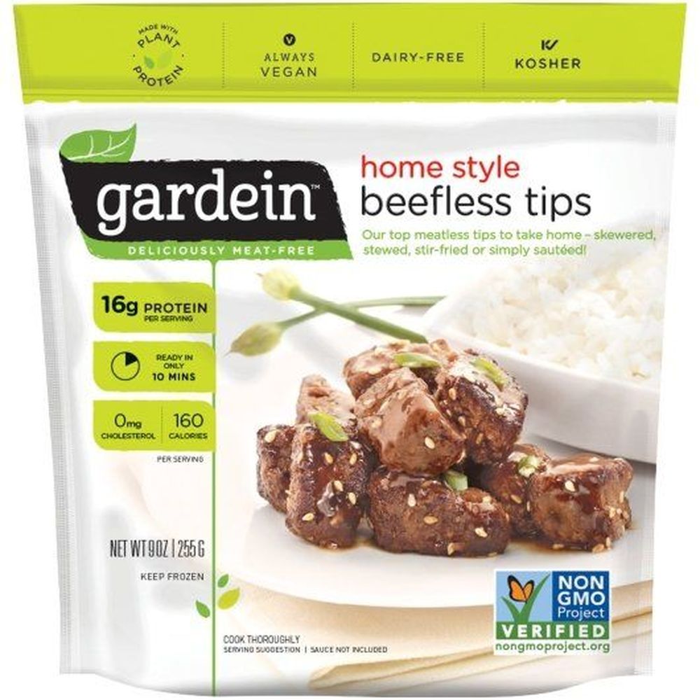 Gardein Beefless Tips, 9 Ounce -- 8 Per Case