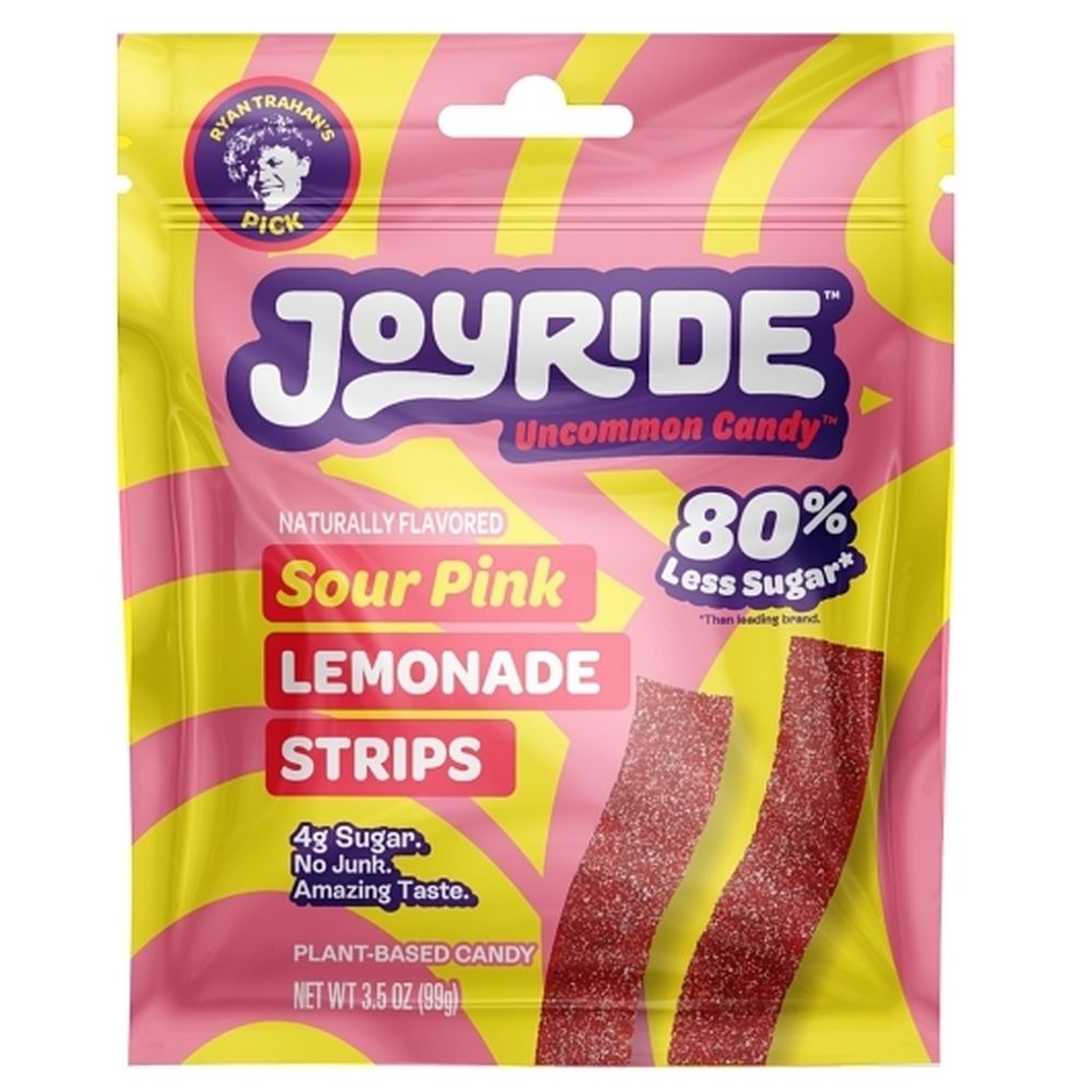 Joyride Sour Pink Lemonade Strips, 3.5 Ounce -- 10 Per Case