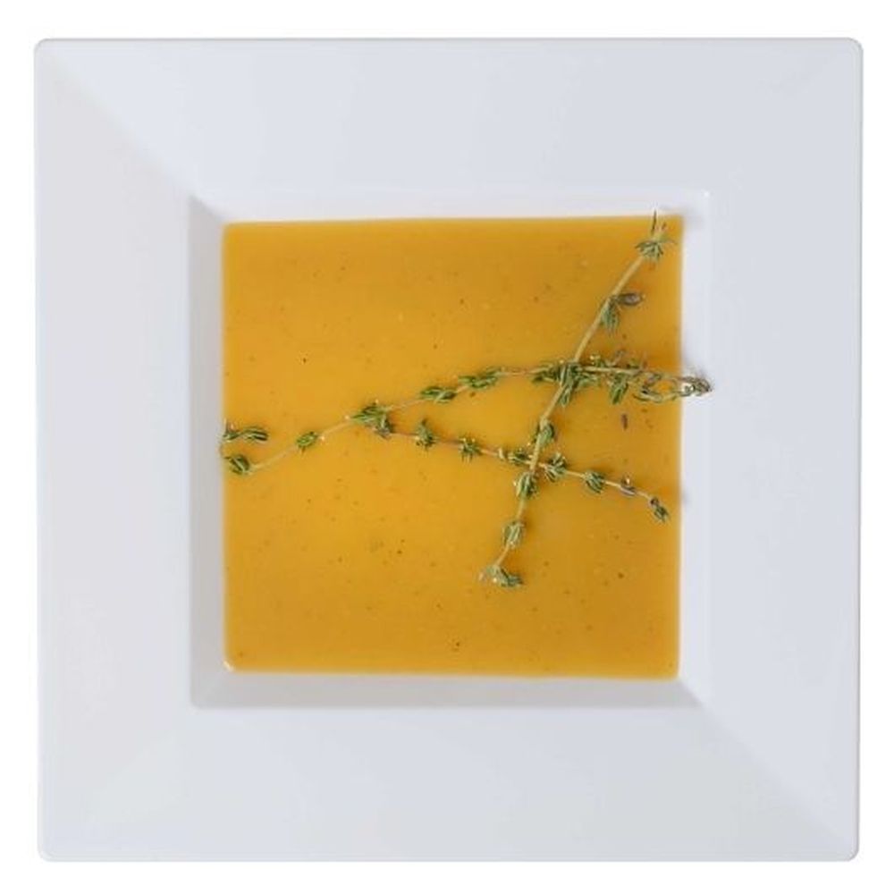 Solid Squares 5 Ounce Polystyrene White Square Bowl