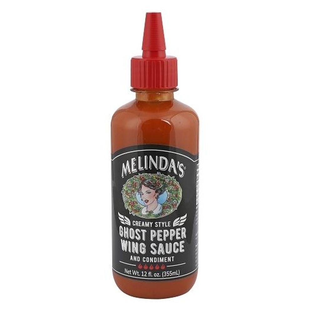 Melinda's Creamy Style Ghost Pepper Wing Sauce, 12 Ounce -- 6 Per Case