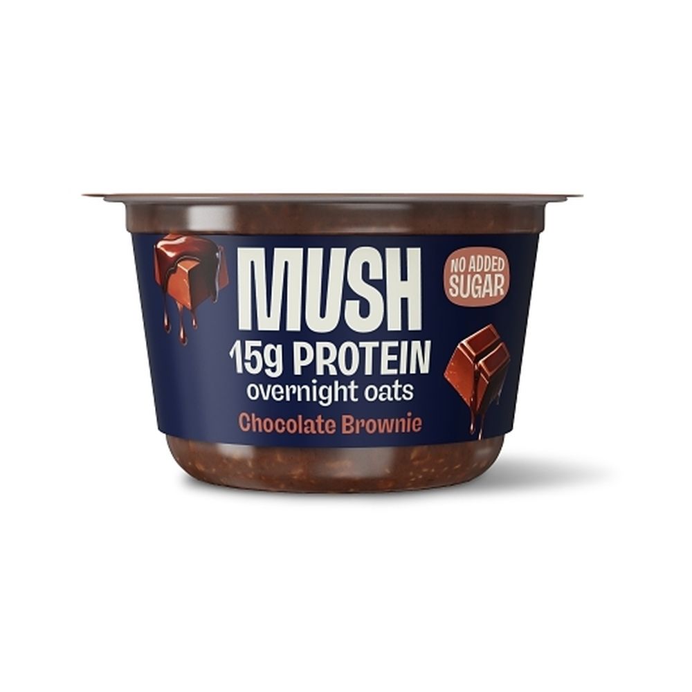 Chocolate Brownie Protein Overnight Oats