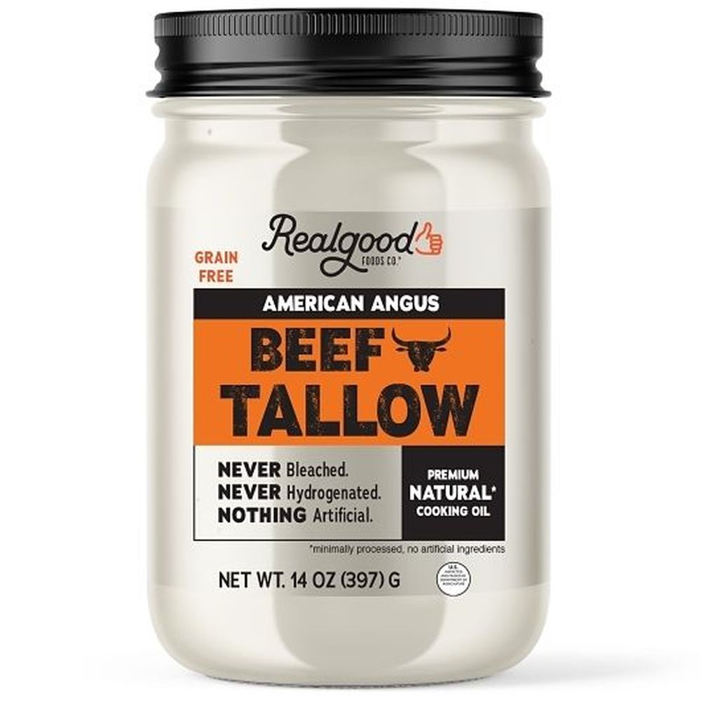 The Real Good Food American Angus Beef Tallow, 14 Ounce -- 6 Per Case