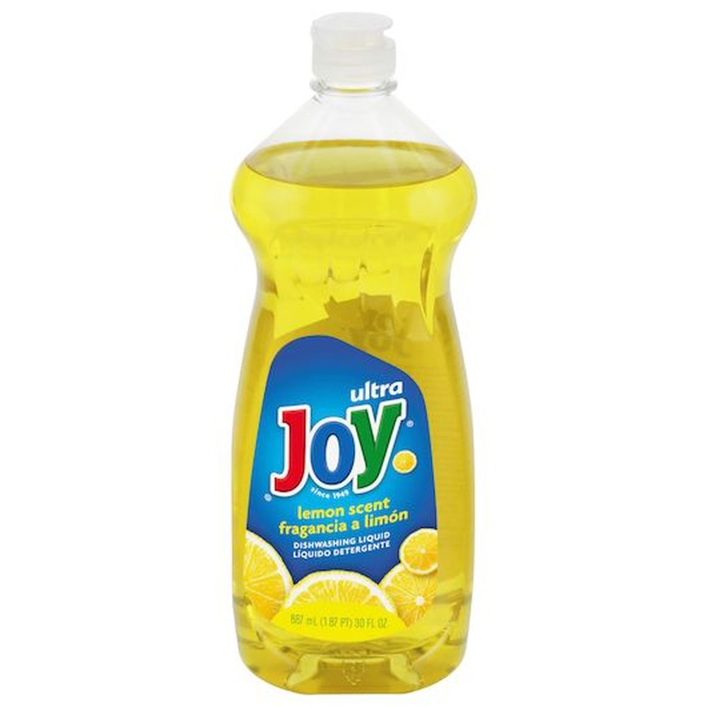 Joy Ultra Lemon Scent Dishwashing Liquid, 30 Fluid Ounce -- 10 Per Case