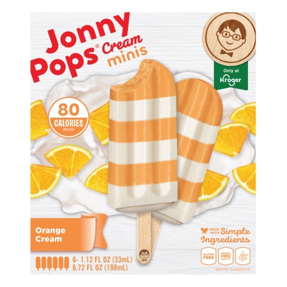 Orange Fresh Cream Mini Pops