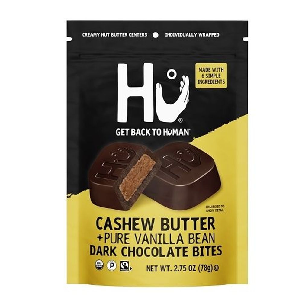 Products Cashew Butter and Pure Vanilla Bean Dark Chocolate Bites