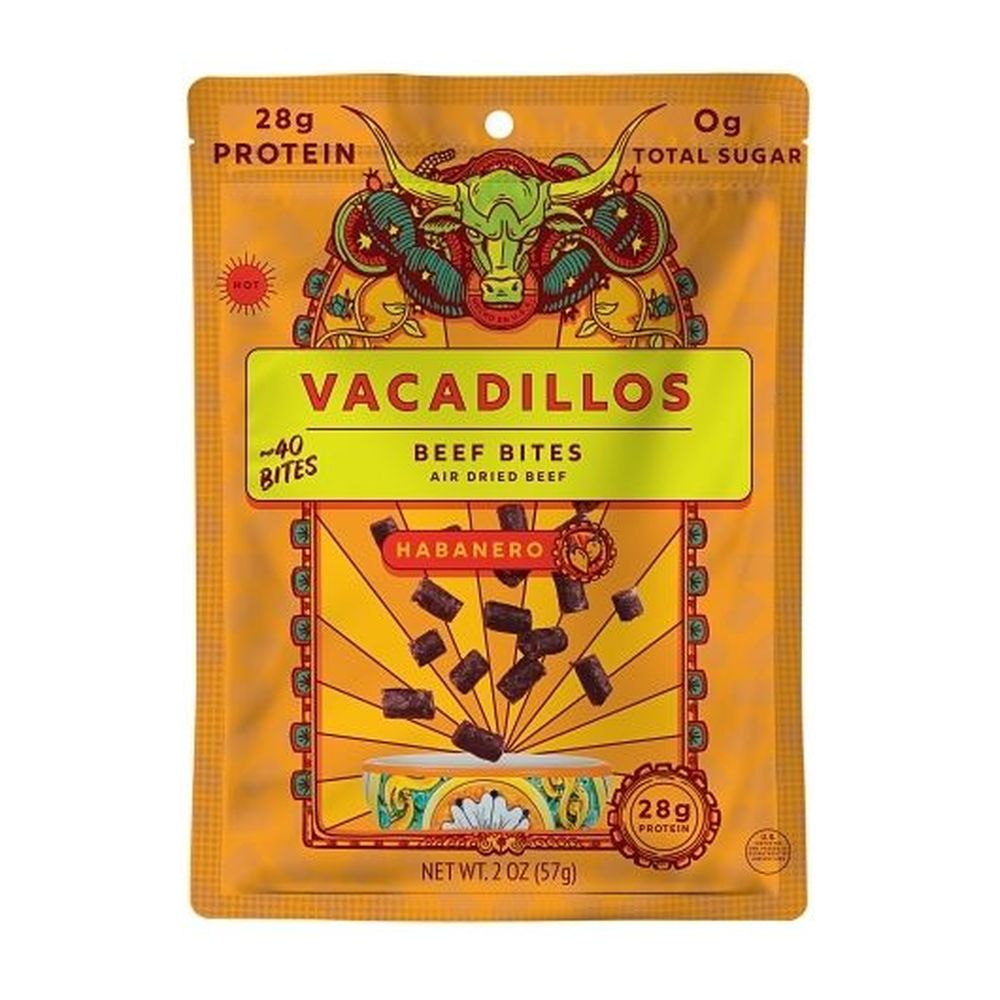 Vacadillos Habanero Beef Bites, 2 Ounce -- 8 Per Case