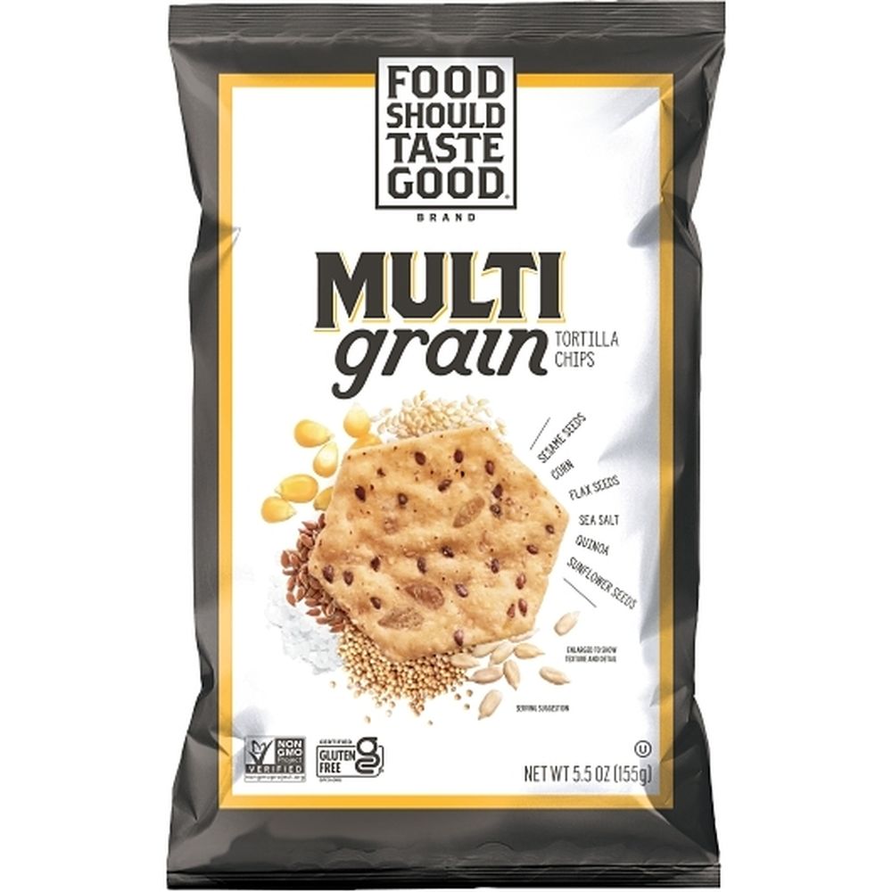 Food Should Taste Good Multigrain Tortilla Chips, 5.5 Ounce -- 12 Per Case