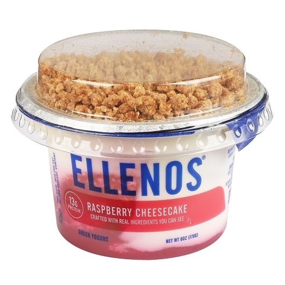 Ellenos Raspberry Cheesecake Delightfully Creamy Greek Yogurt Parfait, 6 Ounce -- 6 Per Case
