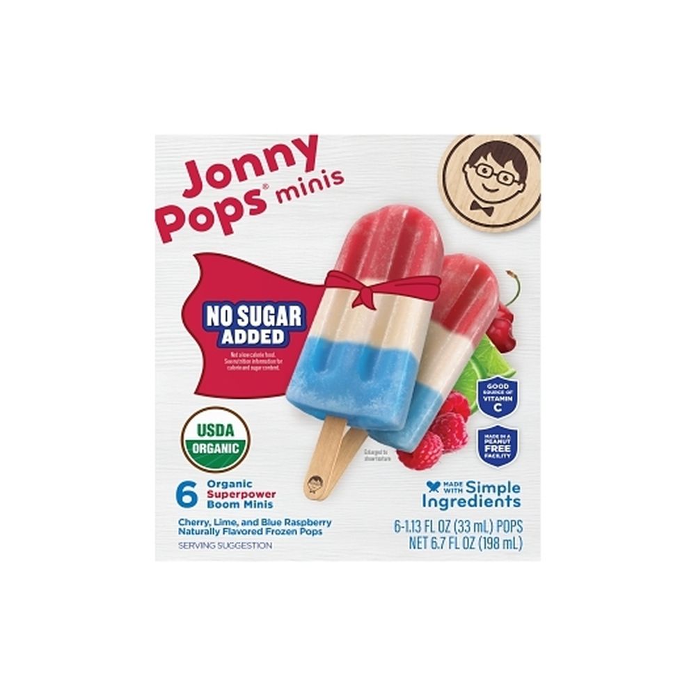 Organic Superpower Boom Mini Pops