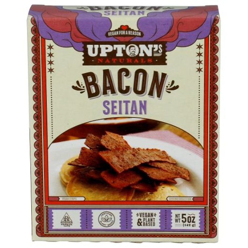 Upton's Naturals Bacon Seitan, 5 Ounce -- 6 Per Case