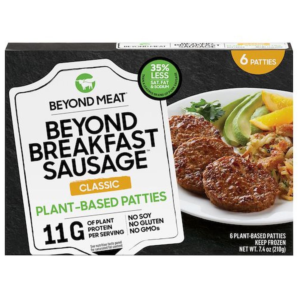 Beyond Meat Original Recipe Classic Breakfast Sausage Patty, 7.4 Ounce -- 12 Per Case