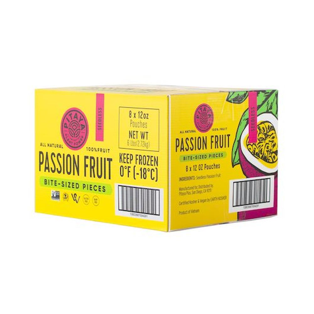 Pitaya Plus Seedless Passionfruit Bite Size Pieces, 12 Ounce -- 8