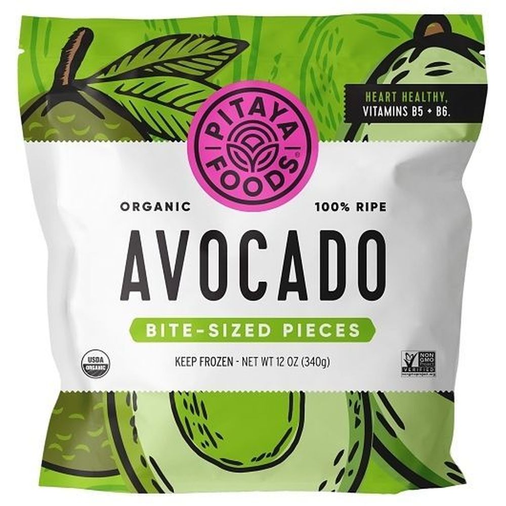 Pitaya Foods Organic Bite-sized Avocado Pieces, 12 Ounce -- 8 Per Case