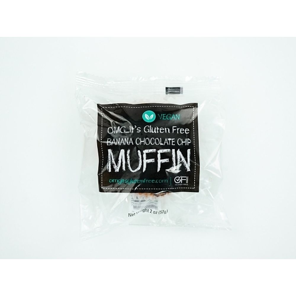 Vegan Banana Chocolate Chip Muffin