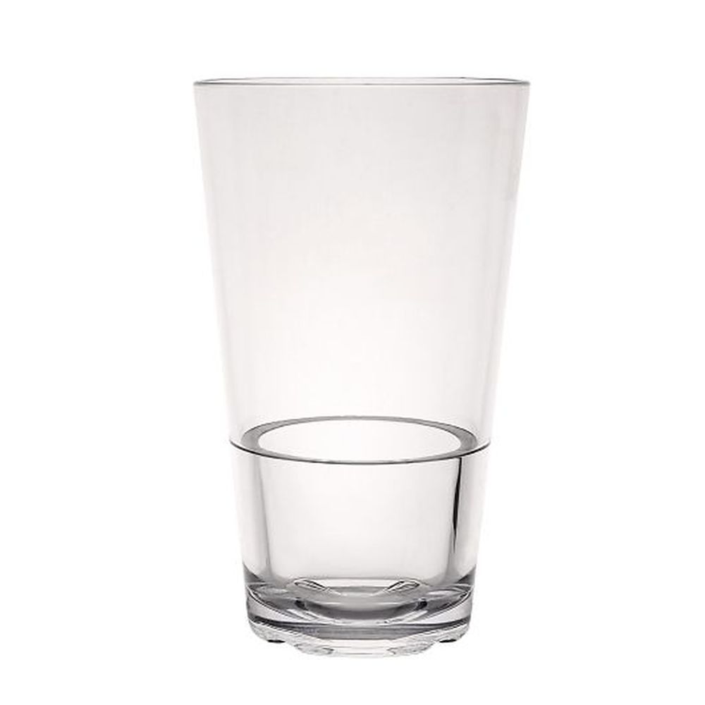 Aspen Nordic Polycrystal 16 Ounce Pint Glass, 24 Count