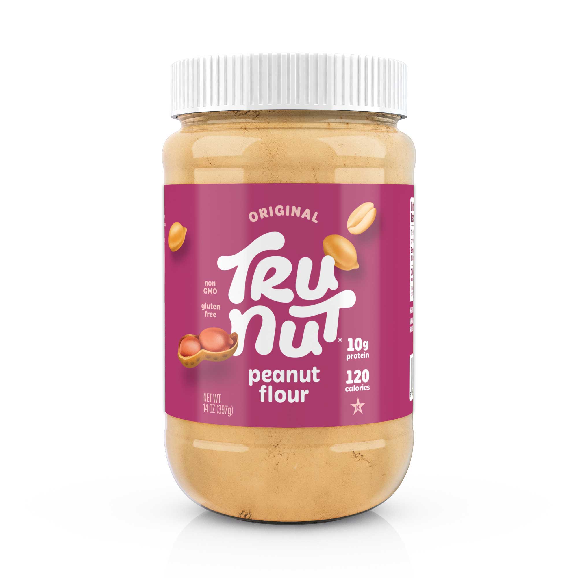 Tru-nut Peanut Flour, 14 Ounce -- 6 Per Case