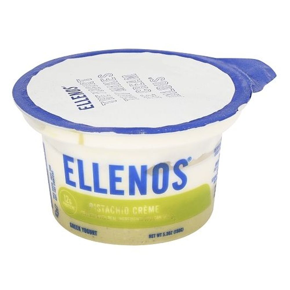 Ellenos Pistachio Creme Delightfully Creamy Greek Yogurt, 5.3 Ounce -- 8 Per Case