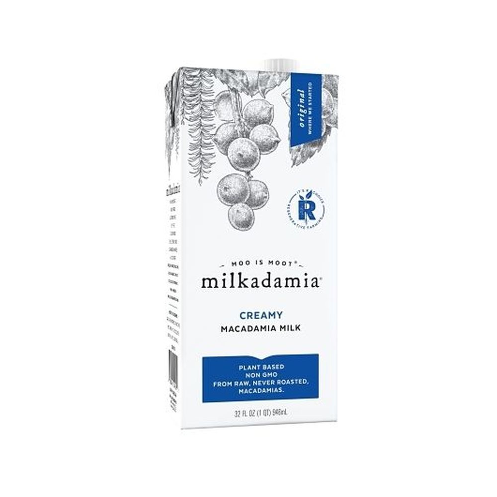 Milkadamia Creamy Macadamia Milk, 32 Fluid Ounce -- 6 Per Case