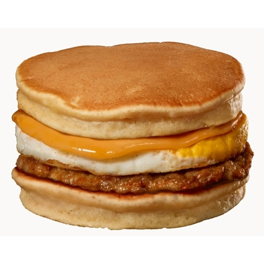 Sausage, Egg & Cheese Pancake Sandwich