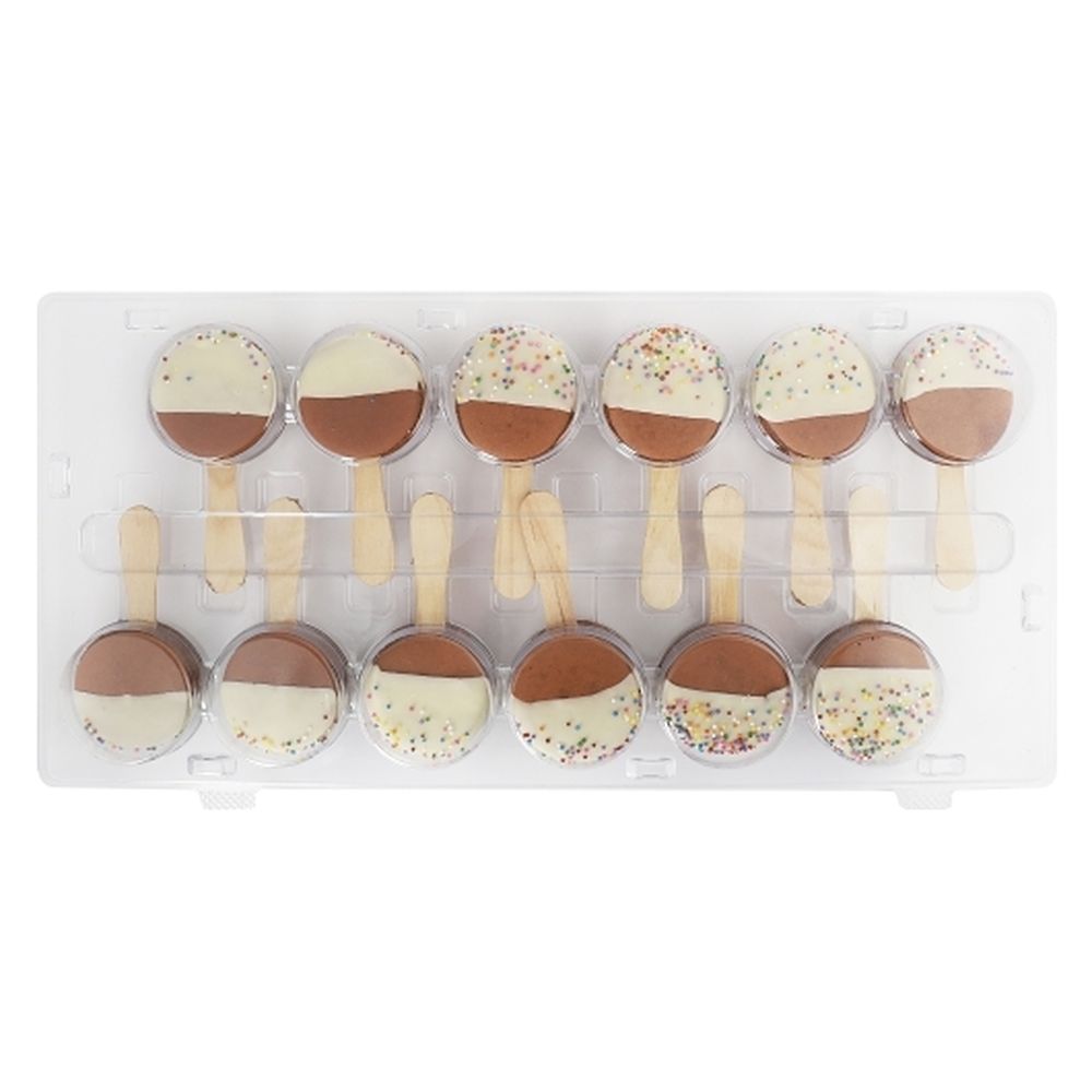Inkles White Chocolate And Rainbow Macaron Pops, 8 Pound