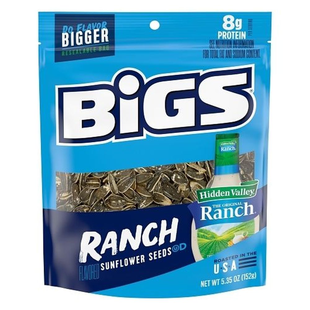 Bigs Hidden Valley Ranch Sunflower Seeds, 5.35 Ounce -- 12 Per Case