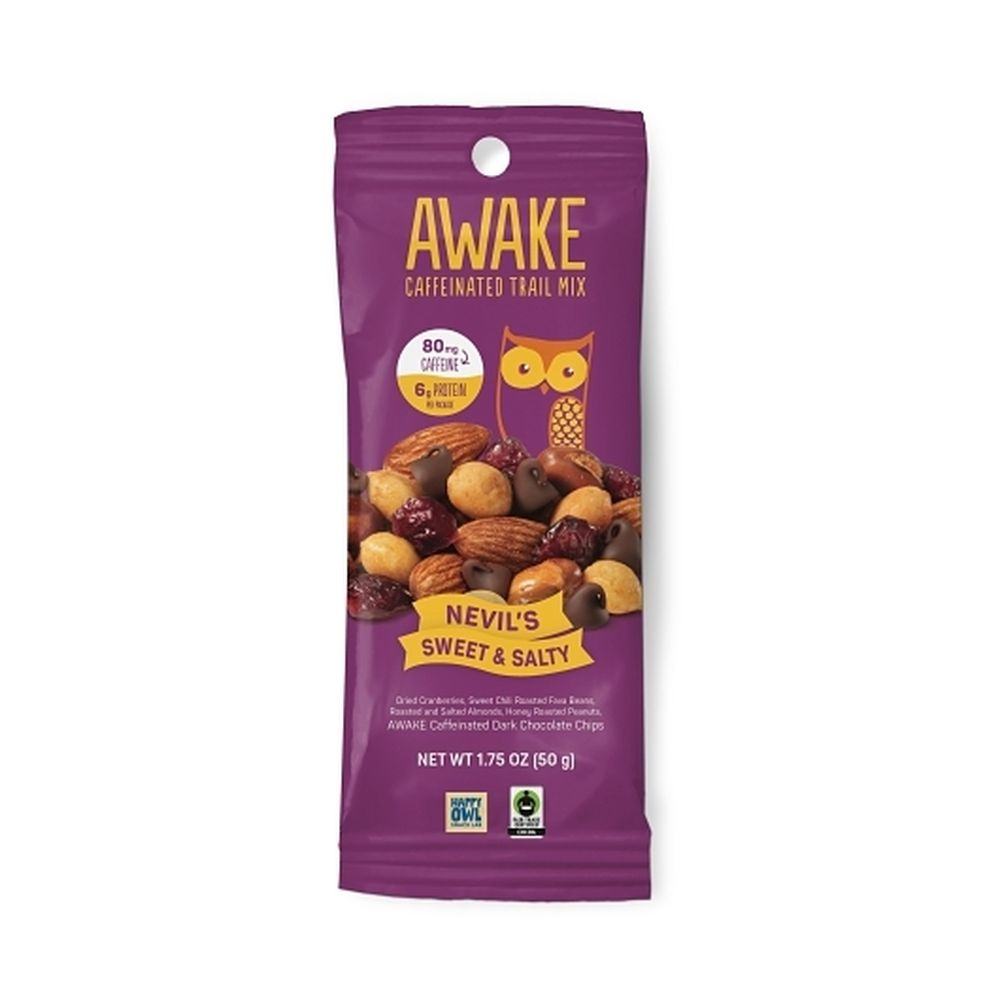 Awake Chocolate Nevil's Sweet And Salty Trail Mix, 1.75 Ounce -- 48 Per Case