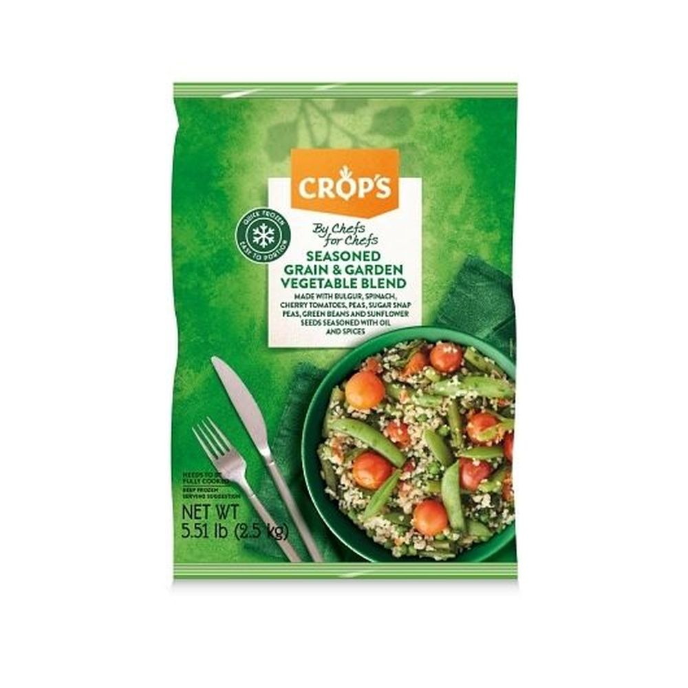 Crop's Seasoned Grain And Garden Vegetable Blend, 5.5 Pound -- 4 Per Case