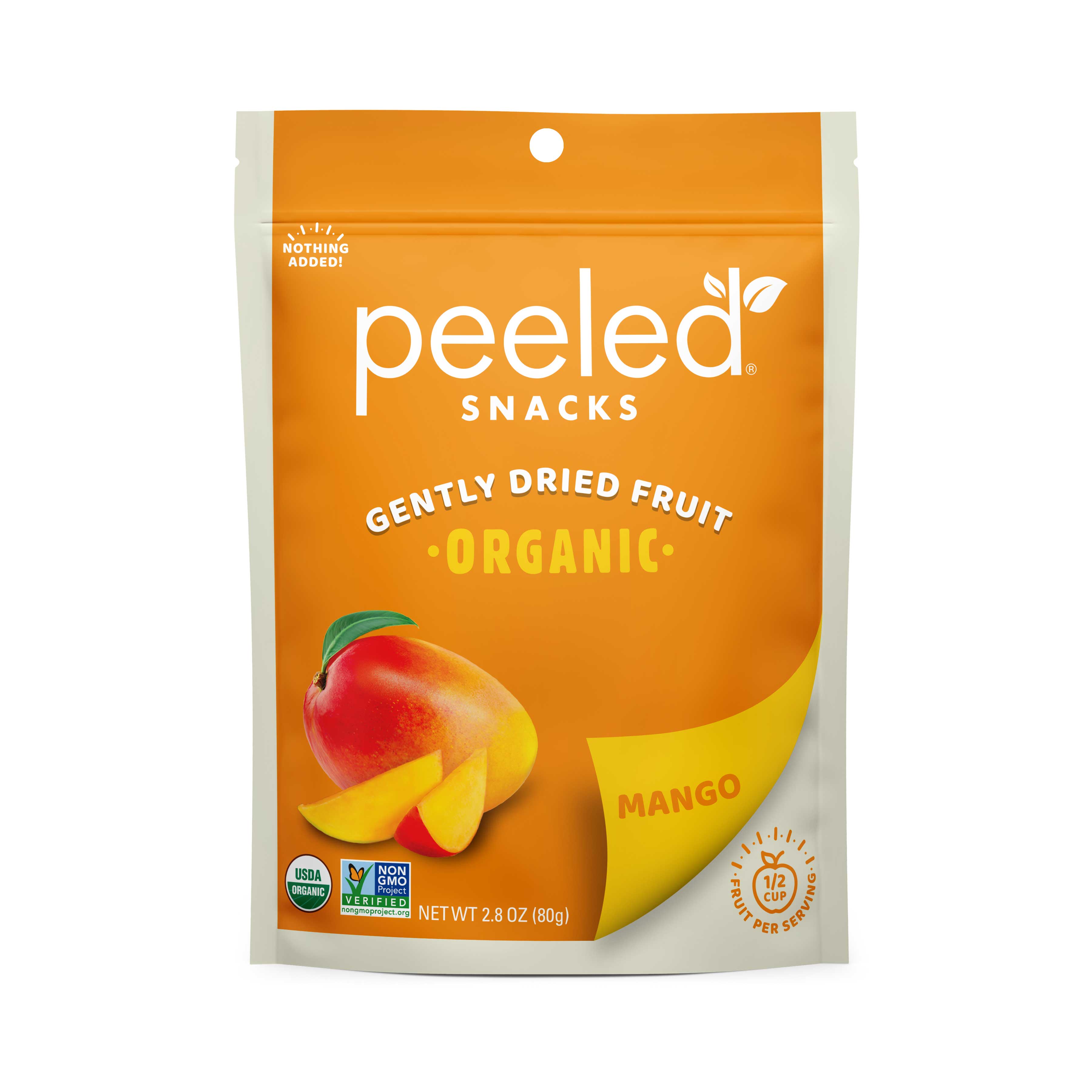 Peeled Much Ado About Mango Snacks, 2.8 Ounce -- 12 per case.