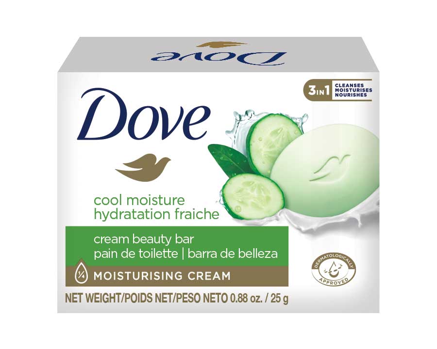 Dove Professional Cool Moisture Beauty Bar, 0.88 Oz -- 288 Per Case