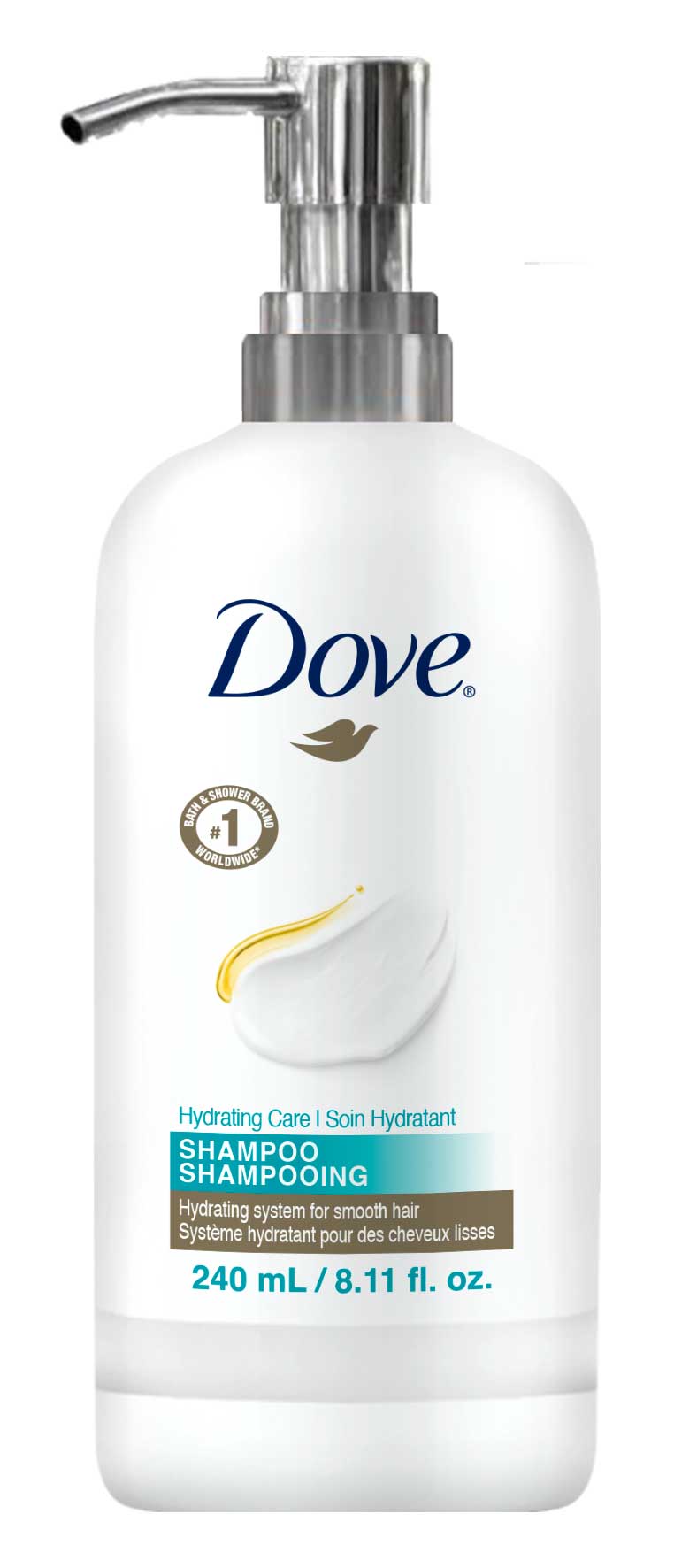 Dove Professional Hydrating Care Shampoo Pump, 8.11 Fl Oz -- 24 Per Case