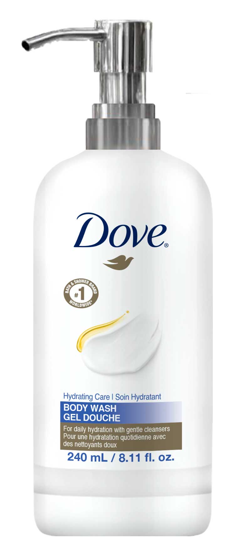 Dove Professional Hydrating Care Body Wash Pump, 8.11 Fl Oz -- 24 Per Case