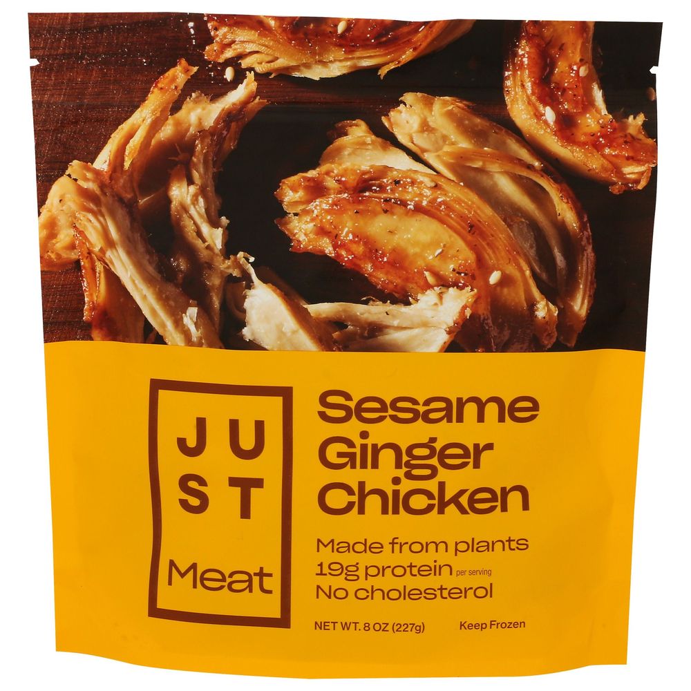 Just Meat Plant-based Sesame Ginger Chicken, 8 Ounce -- 8 Per Case