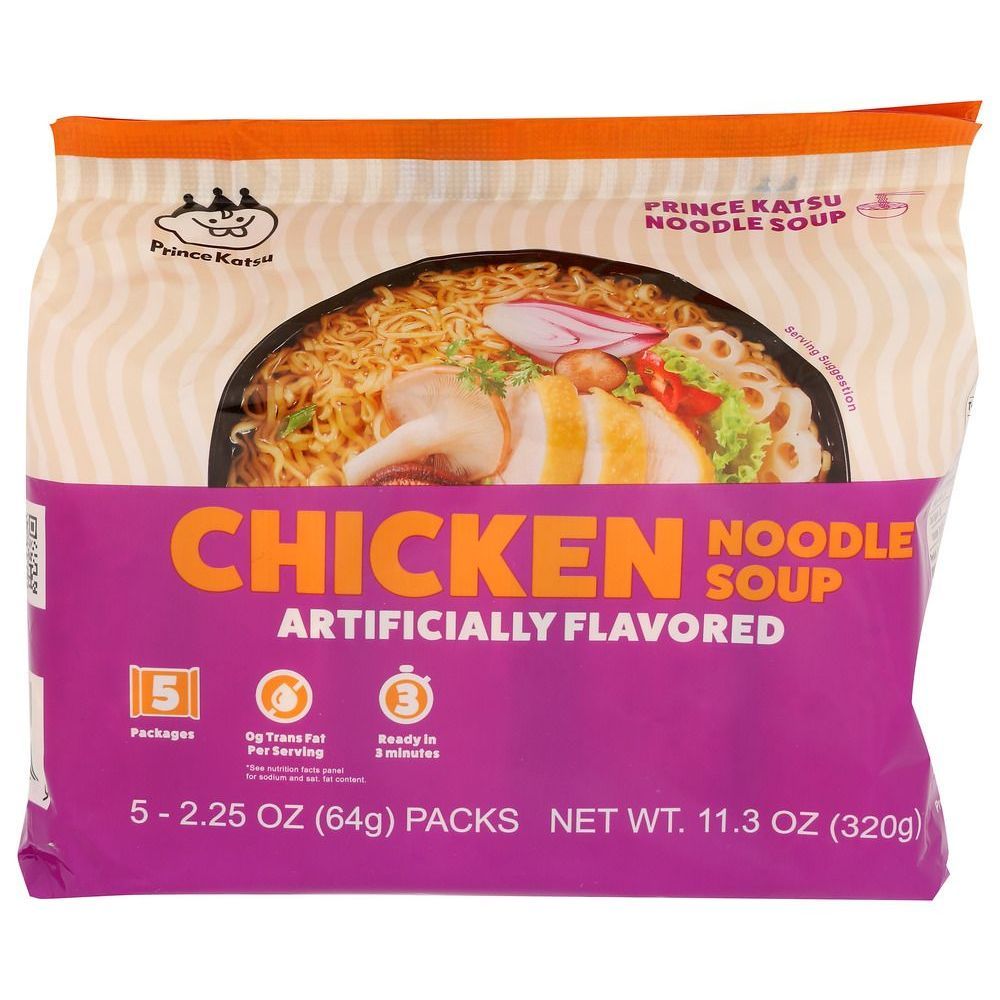 A-sha Prince Katsu Chicken Noodle Soup, 11.3 Ounce -- 8 Per Case