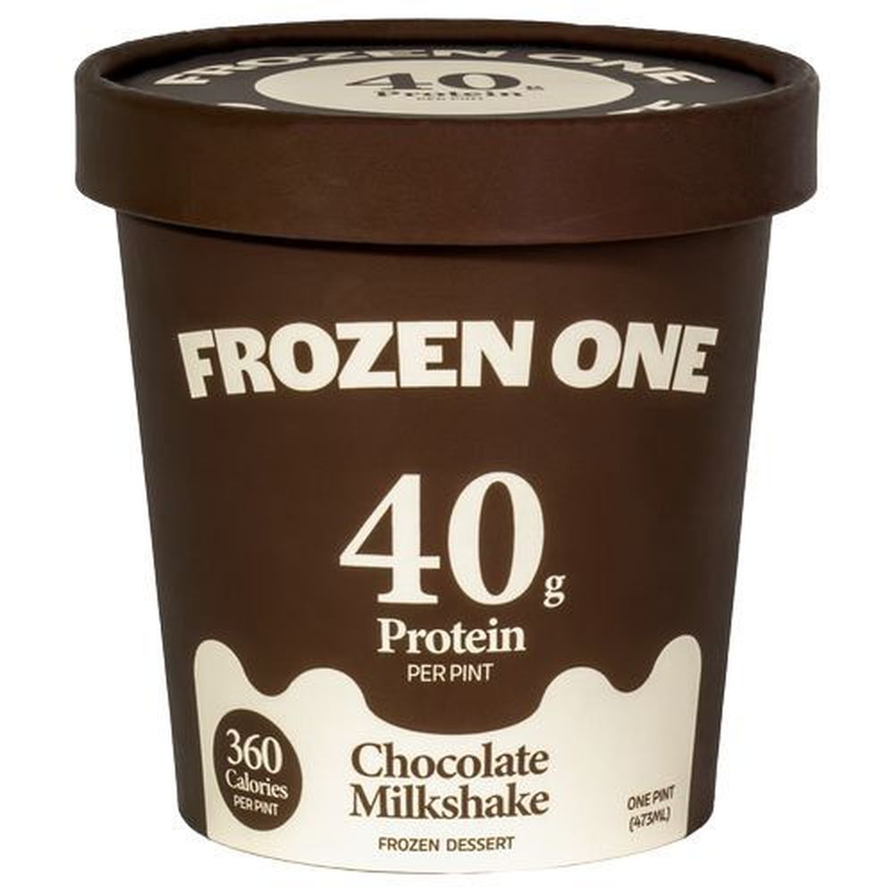 Frozen One Chocolate Protein Ice Cream, 1 Pint -- 8 Per Case