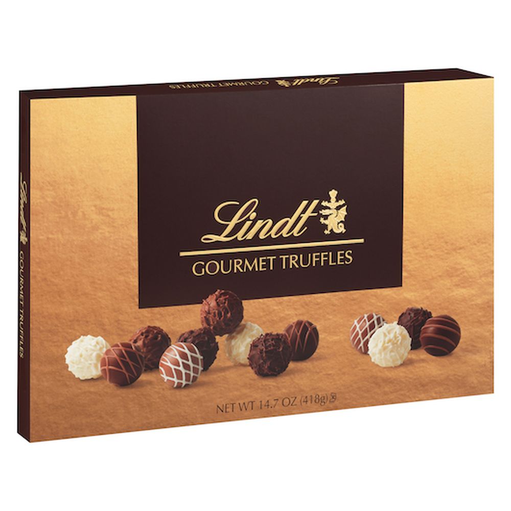 Lindt Gourmet Chocolate Truffles Gift Box, 14.7 Ounce -- 7 Per Case
