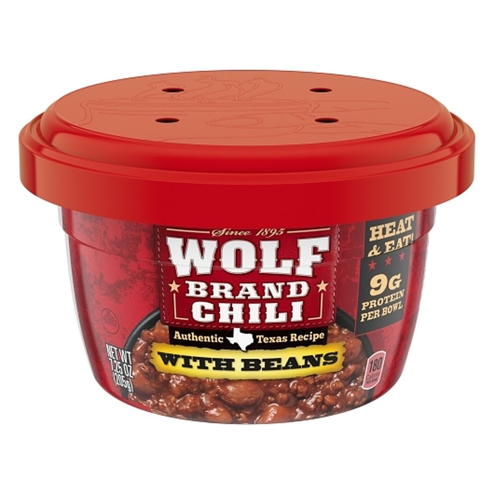 Wolf Brand Chili With Beans, 7.25 Ounce -- 12 Per Case