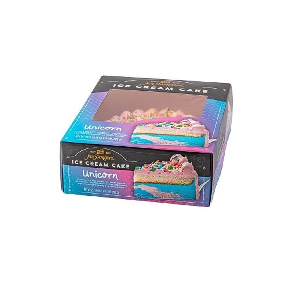 Jon Donaire 8 Inch Unicorn Ice Cream Cake, 1.59 Pound -- 4 Per Case