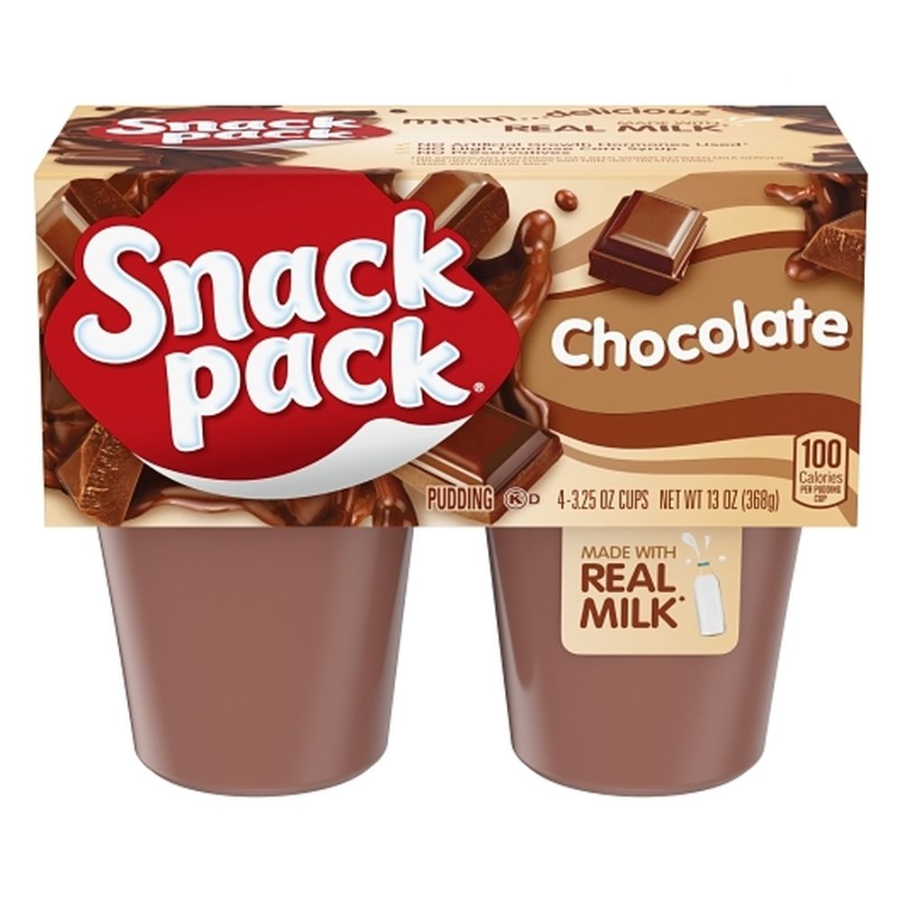 Snack Pack Chocolate Pudding, 13 Ounce -- 12 Per Case