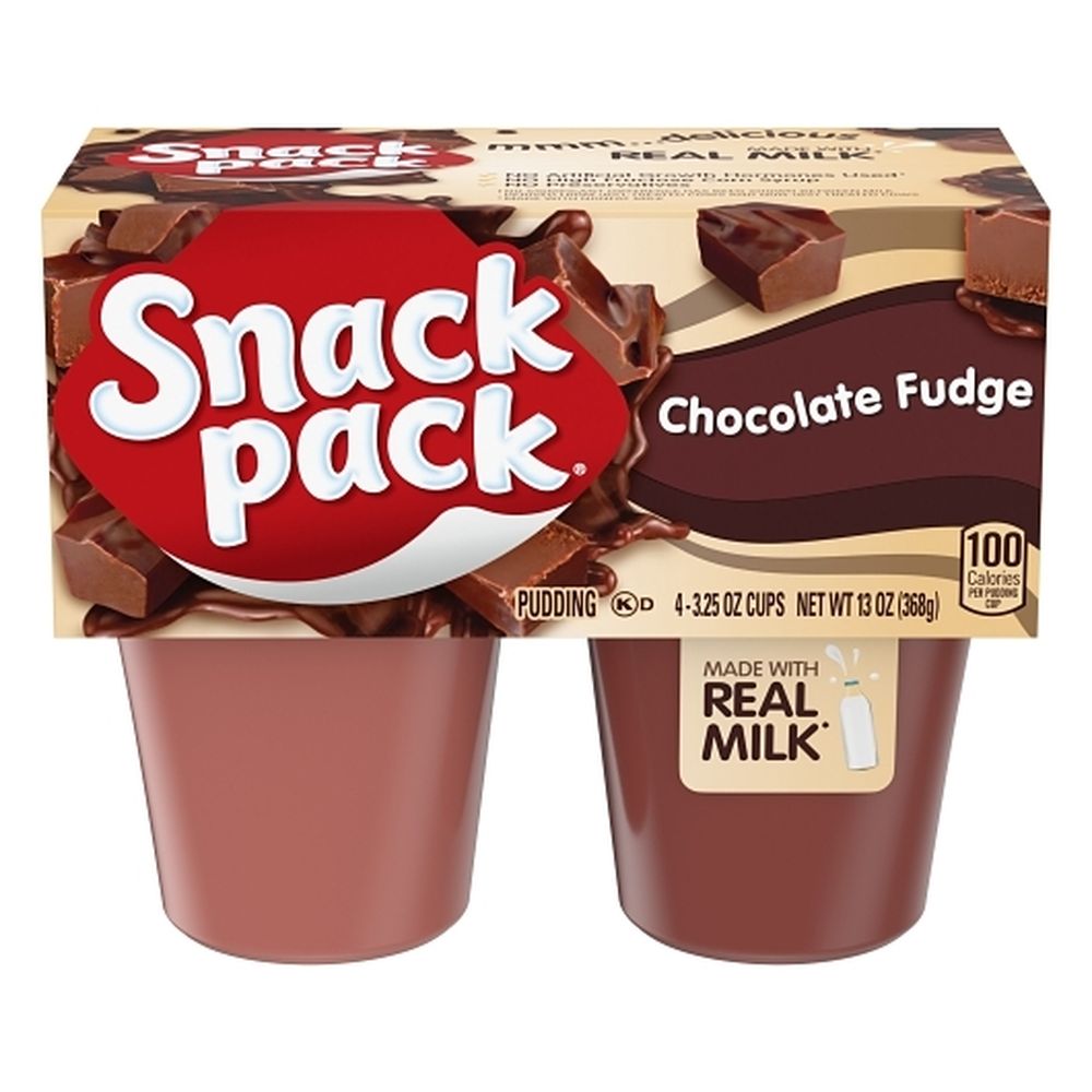 Snack Pack Chocolate Fudge Pudding, 13 Ounce Cup -- 12 Per Case