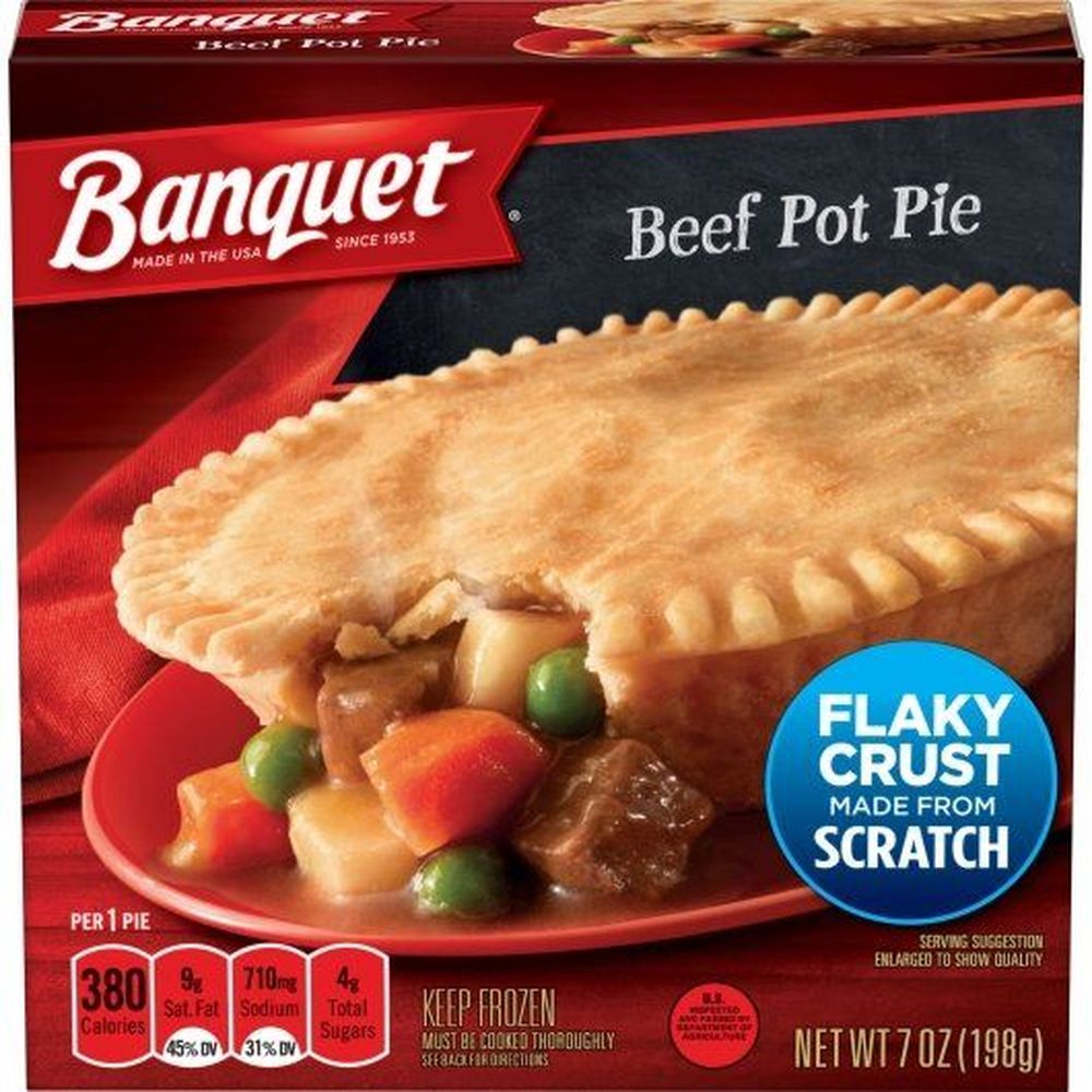 Banquet Beef Pot Pie, 7 Ounce -- 24 Per Case
