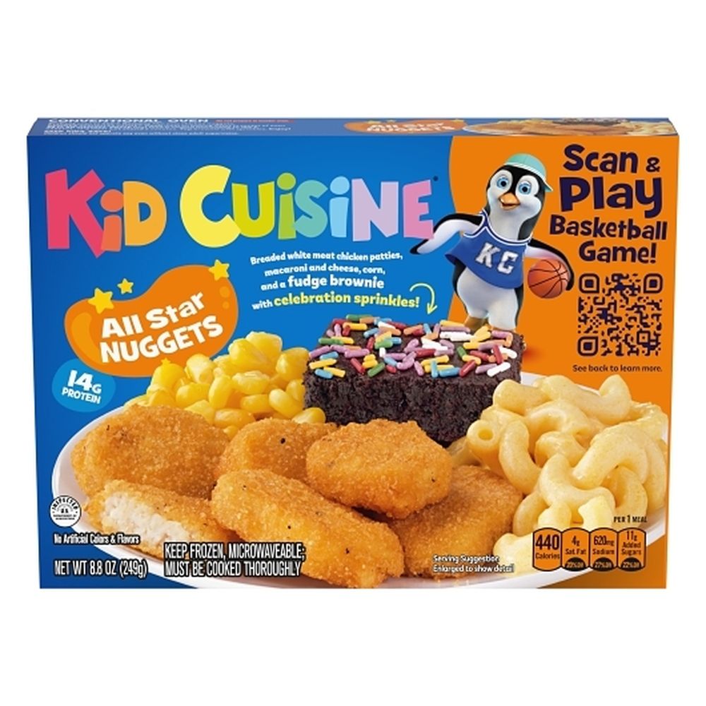 Kid Cuisine All Star Chicken Breast Nuggets, 8.8 Ounce -- 12 Per Case