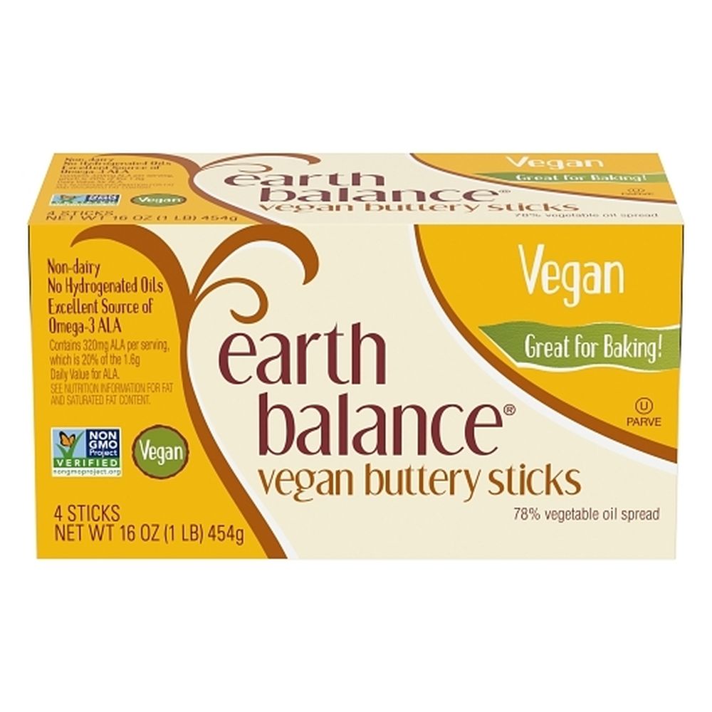 Earth Balance Vegan Buttery Sticks, 16 Ounce -- 12 Per Case