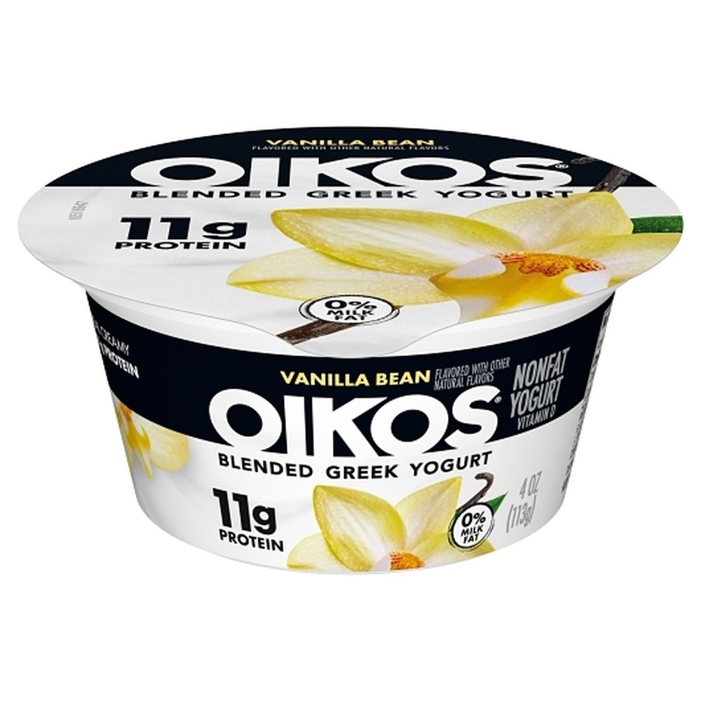 Oikos Vanilla Blended Fat-free Yogurt, 4 Ounce -- 12 Per Case
