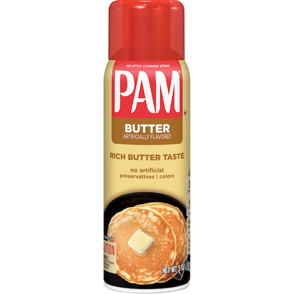 Pam Butter Flavor Non Stick Cooking Spray, 5 Ounce -- 12 Per Case