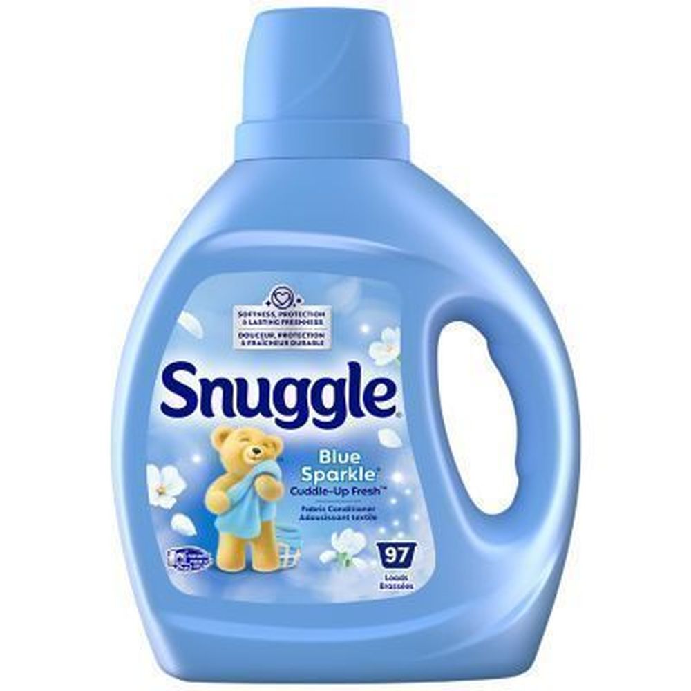 Snuggle Blue Sparkle Cuddle Up Fresh Liquid Fabric Softener, 66 Fluid Ounce -- 6 Per Case