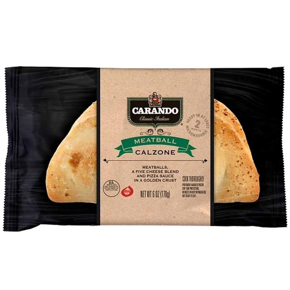 Carando Meatball Calzone, 6 Ounce -- 12 Per Case